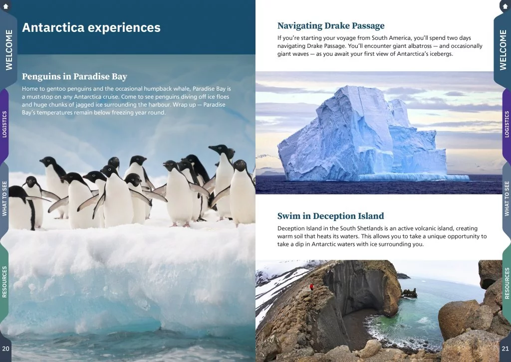 Antarctica Experiences horizon guides
